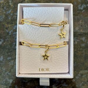 DIOR Gold Star Phone Strap, Charm Bracelet or Bag Charm